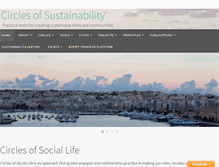 Tablet Screenshot of circlesofsustainability.org